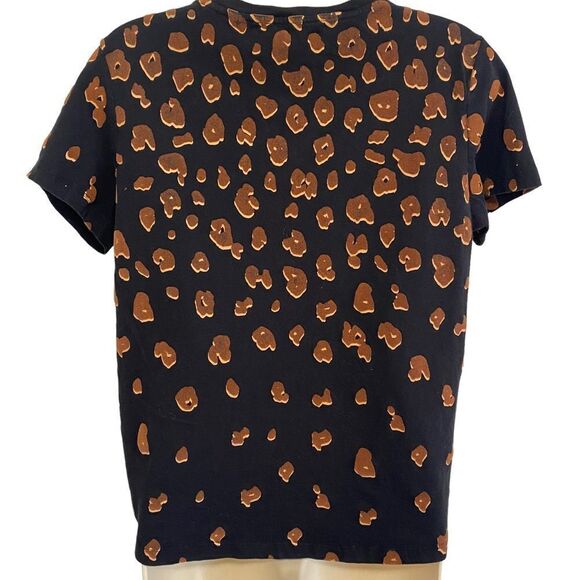 SCOTCH & SODA MAISON SCOTCH Leopard Print Velvet Top - Picture 3 of 10